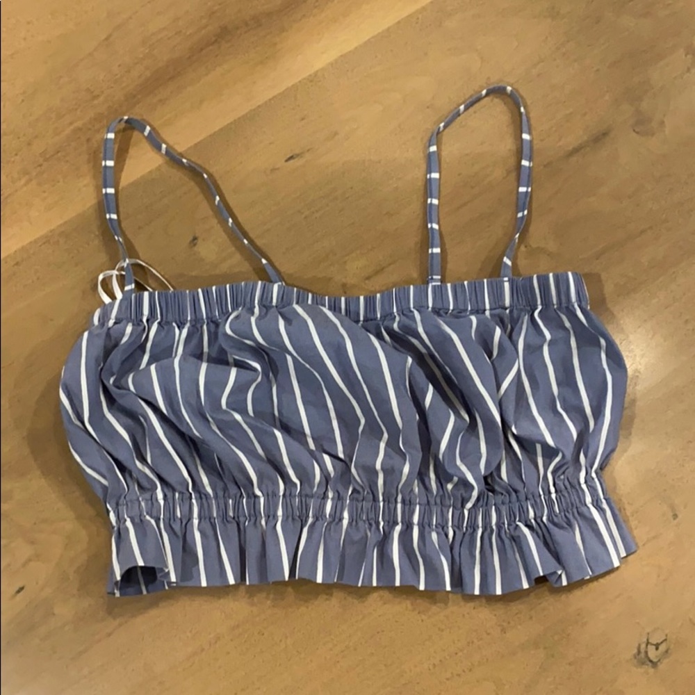 Urban Outfitters striped crop top